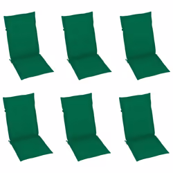 VidaXL 3065565 chaise d'extérieur Terrace Siège rembourré Teck Vert - Vue supplémentaire 6