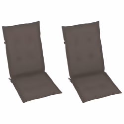 VidaXL 3065568 chaise d'extérieur Terrace Siège rembourré Teck Taupe - Vue supplémentaire 6
