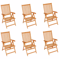 VidaXL 3065573 chaise d'extérieur Terrace Siège rembourré Teck