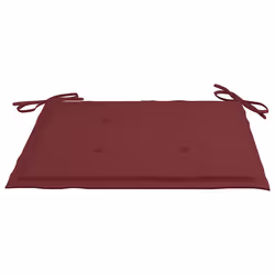 VidaXL 3065599 chaise d'extérieur Terrace Siège rembourré Teck Rouge - Vue supplémentaire 8