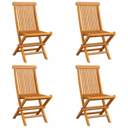 VidaXL 3065608 chaise d'extérieur Terrace Siège rembourré Teck Beige