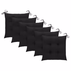 VidaXL 3065612 chaise d'extérieur Terrace Siège rembourré Teck Noir - Vue supplémentaire 7