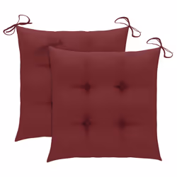 VidaXL 3065614 chaise d'extérieur Terrace Siège rembourré Teck Rouge - Vue supplémentaire 6
