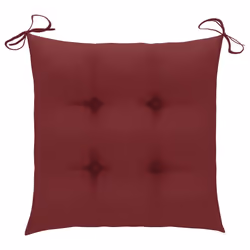 VidaXL 3065614 chaise d'extérieur Terrace Siège rembourré Teck Rouge - Vue supplémentaire 7