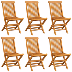 VidaXL 3065615 chaise d'extérieur Terrace Siège rembourré Teck Bleu