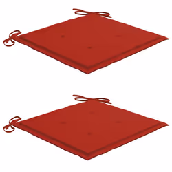 VidaXL 3065623 chaise d'extérieur Terrace Siège rembourré Teck Rouge - Vue supplémentaire 6