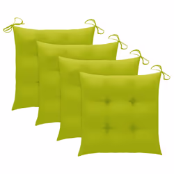 VidaXL 3065643 chaise d'extérieur Terrace Siège rembourré Teck Vert