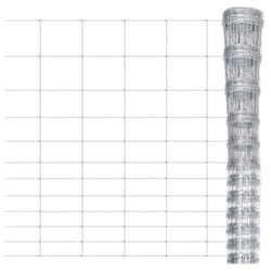 vidaXL Clôture de jardin Acier galvanisé Argenté 50x1,6 m - TU