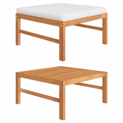 VidaXL 316106, Bois, Adultes et enfants, 625 mm, 625 mm, 300 mm