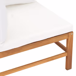 VidaXL 316108 banc de jardin Bois - Vue supplémentaire 5