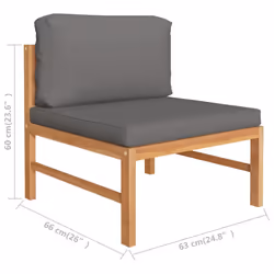 VidaXL 316112 banc de jardin Bois - Vue supplémentaire 6