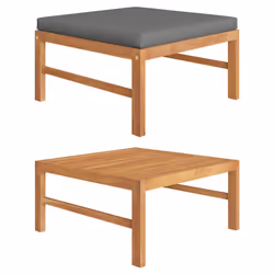 VidaXL 316113, Bois, Adultes et enfants, 625 mm, 625 mm, 300 mm