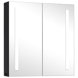 VidaXL 325542 miroir de salle de bain et armoire de rangement pour évier