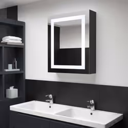 Introduisez une esthétique agréable dans votre salle de bain avec cette armoire de toilette ! L'armoire de toilette à miroir ...