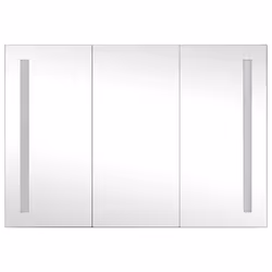 VidaXL 325544 miroir de salle de bain et armoire de rangement pour évier - Vue supplémentaire 4