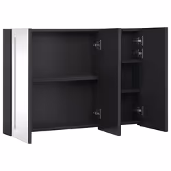 VidaXL 325544 miroir de salle de bain et armoire de rangement pour évier - Vue supplémentaire 5