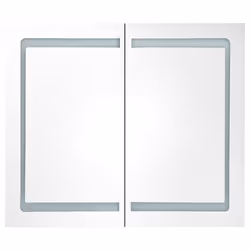 VidaXL 325545 miroir de salle de bain et armoire de rangement pour évier - Vue supplémentaire 4