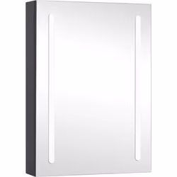 Introduisez une esthétique agréable dans votre salle de bain avec cette armoire de toilette ! L'armoire de toilette à miroir  ...