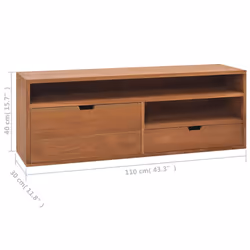 VidaXL 326119 Support TV et centre de divertissement - Vue supplémentaire 7