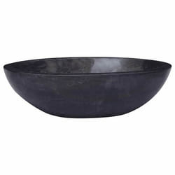 vidaXL Lavabo Noir 53x40x15 cm Marbre - TU