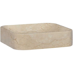Furniture Limited - Lavabo Crème 40x40x10 cm Marbre