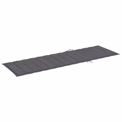 VidaXL 3065819 chaise d'extérieur Linge Siège rembourré Bois de pin Anthracite - Vue supplémentaire 5
