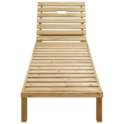 VidaXL 3065821 chaise d'extérieur Linge Siège rembourré Bois de pin Crème