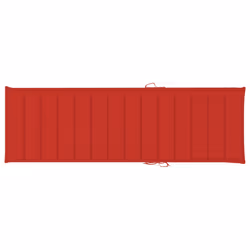 VidaXL 3065825 chaise d'extérieur Linge Siège rembourré Bois de pin Rouge - Vue supplémentaire 6