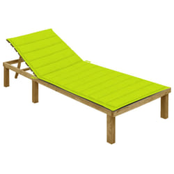 VidaXL 3065830 chaise d'extérieur Linge Siège rembourré Bois de pin Vert