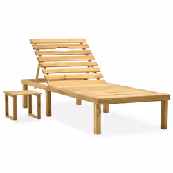 VidaXL 3065838 chaise d'extérieur Linge Siège rembourré Bois de pin Bleu