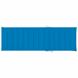 VidaXL 3065853 chaise d'extérieur Linge Siège rembourré Bois de pin Bleu - Vue supplémentaire 5
