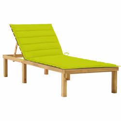 VidaXL 3065860, Linge, Siège rembourré, Bois de pin, Vert, Polyester, 2 m