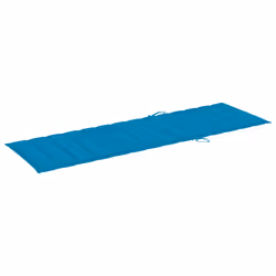 VidaXL 3065868 chaise d'extérieur Linge Siège rembourré Bois de pin Bleu - Vue supplémentaire 8