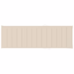 VidaXL 3065911 chaise d'extérieur Linge Siège rembourré Bois de pin Crème - Vue supplémentaire 6