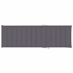 VidaXL 3065954 chaise d'extérieur Linge Siège rembourré Bois de pin Anthracite - Vue supplémentaire 6