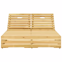 VidaXL 3065983 chaise d'extérieur Linge Siège rembourré Bois de pin