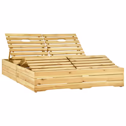 VidaXL 3065995 chaise d'extérieur Linge Siège rembourré Bois de pin Vert