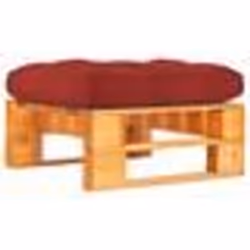 vidaXL Pouf palette de jardin marron miel bois de pin imprégné - TU