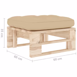 VidaXL 3066460 banc de jardin Bois - Vue supplémentaire 5