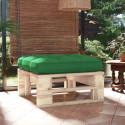 vidaXL Pouf palette de jardin - Bois de pin