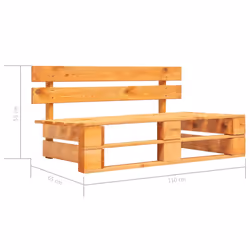 VidaXL 3066517 banc de jardin Bois - Vue supplémentaire 6