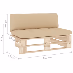 VidaXL 3066532 banc de jardin Bois - Vue supplémentaire 6