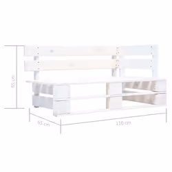 VidaXL 3066571 banc de jardin Bois - Vue supplémentaire 4