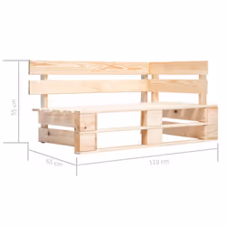 VidaXL 3066606 banc de jardin Bois - Vue supplémentaire 7