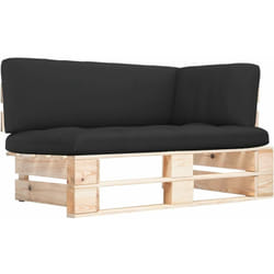 Vidaxl - Canapé d'angle palette de jardin bois de pin imprégné