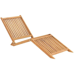 Vidaxl - Chaise longue Bois de teck solide