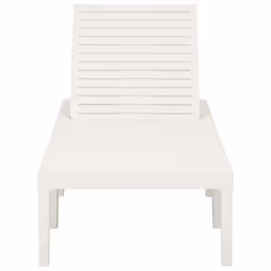VidaXL 315826 chaise d'extérieur Linge Siège rembourré Plastique Blanc