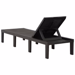 VidaXL 315827 chaise d'extérieur Linge Siège rembourré Plastique Anthracite - Vue supplémentaire 5