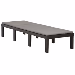 VidaXL 315829 chaise d'extérieur Linge Siège rembourré Plastique Anthracite