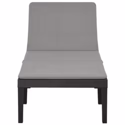 VidaXL 315829 chaise d'extérieur Linge Siège rembourré Plastique Anthracite - Vue supplémentaire 4